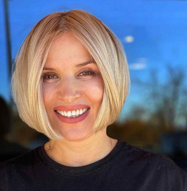 Blunt Bob for women over 40