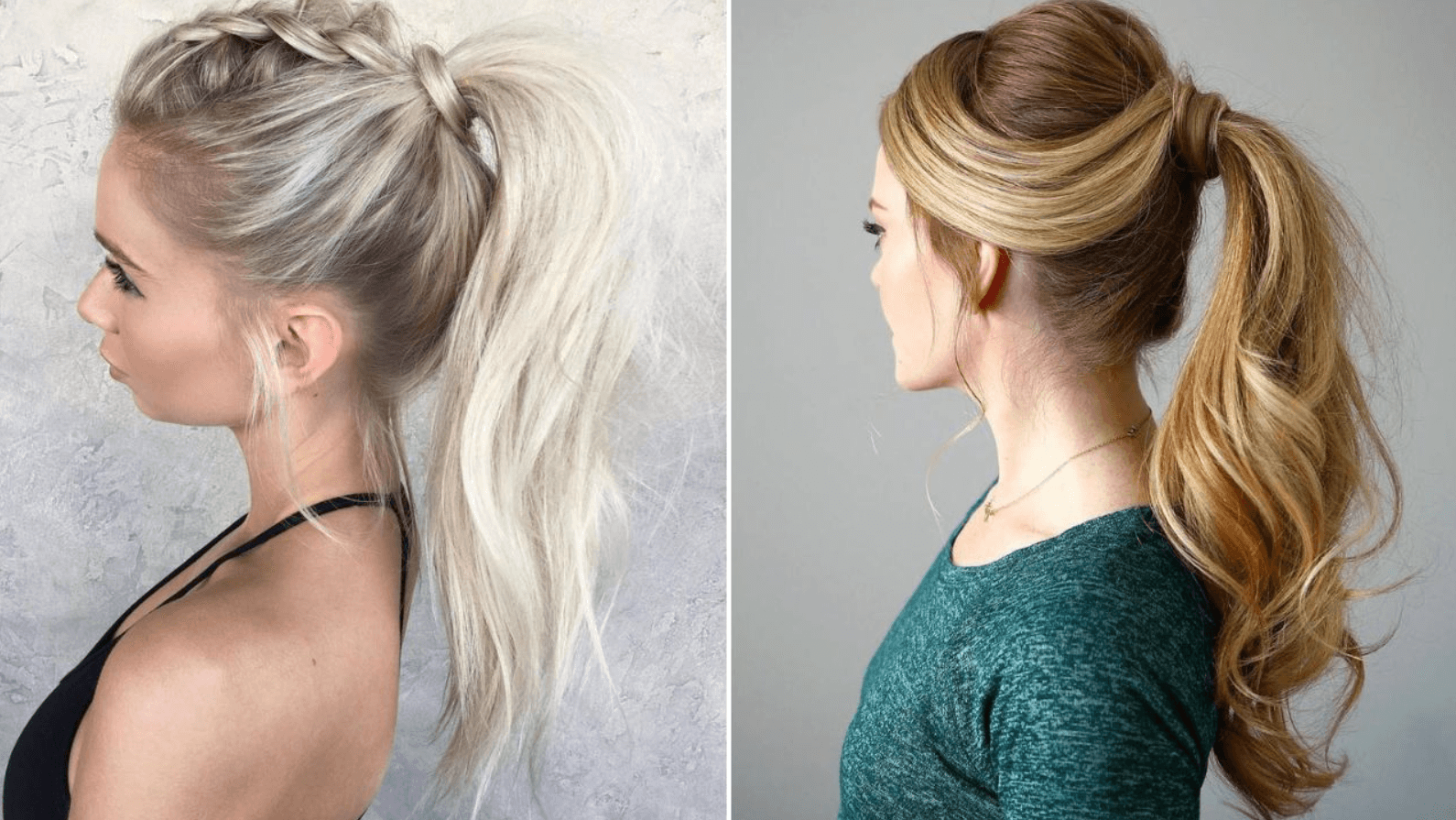 Pulled-Back Ponytail