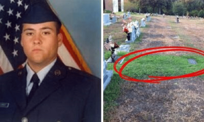 Stranger-Keeps-Secretly-Visiting-Soldiers-Grave-When-Mom-Finds-Out-‘Why-She-Tracks-Him-Down-400x240-1